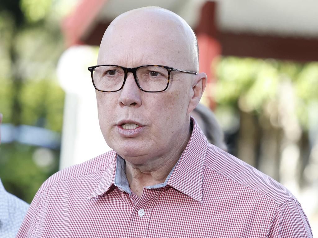 Peter Dutton just got a brutal reminder. Picture: NewsWire