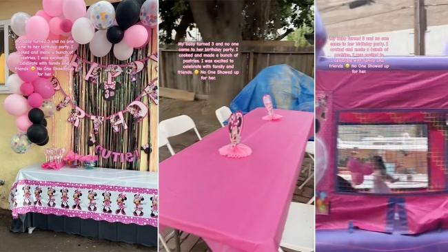 Gloria put love and effort into planning her little girl's big celebration. Photo: TikTok / @2down4u_official