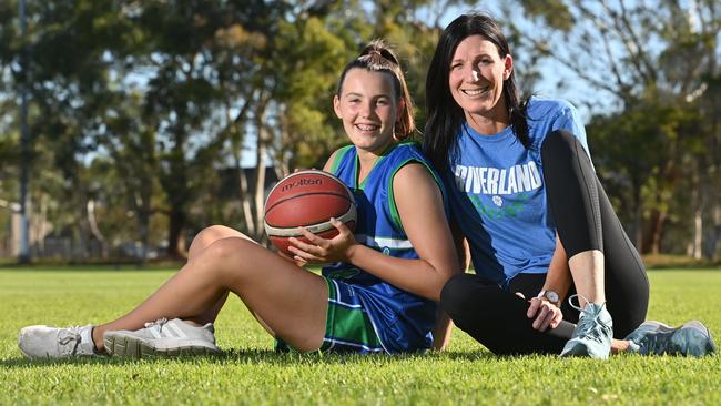 The niece of former Australian basketball player Rachael Sporn, Sienna Lehmann, is looking to follow in her Aunty's footsteps. Sienna will line up with Riverland’s under-16 division one girls team at the SA Junior Country basketball Championships this weekend. Picture: Keryn Stevens