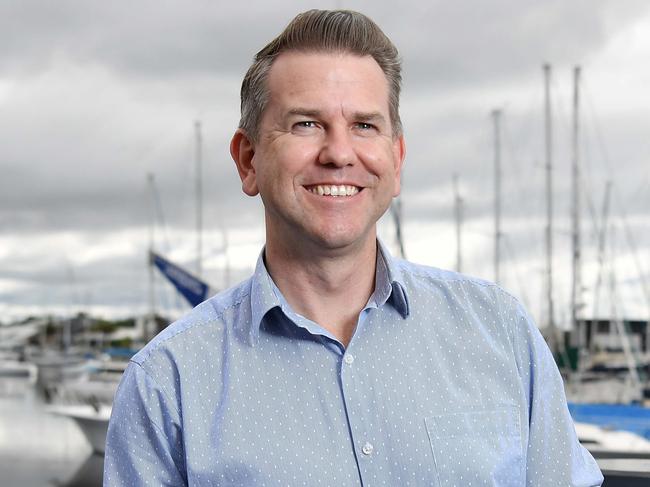 High Steaks with Michael Madigan and Deputy Premier Jarrod Bleijie. Picture: Patrick Woods.