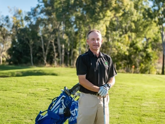 Whitsunday pro golfer Andrew Farrow. Picture: Whitsunday Green.