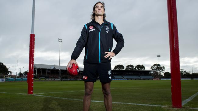 Port Adelaide mid-season draftee Brynn Teakle. Picture: Mark Brake