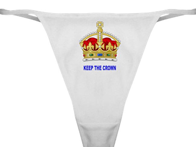 STREWTH - Line of underwear from The Australian Monarchist League