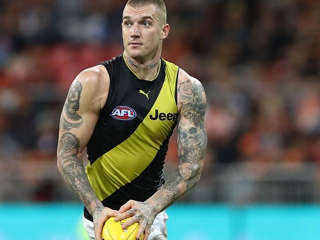 Dustin Martin said he will make a decision at the end of the season