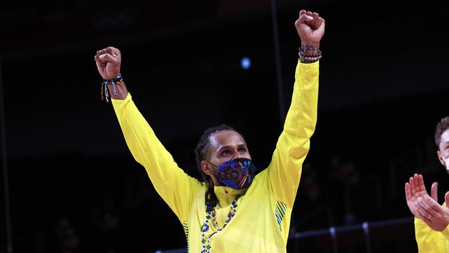 Mills led the way for the Boomers at the Tokyo Games. Picture: Adam Head