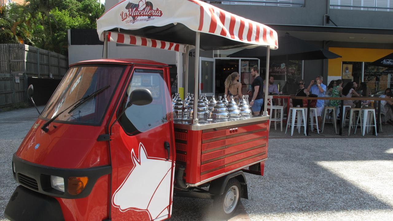 La Macelleria's gelato cart which will be popping up at Toowong Village.