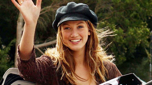 Delta Goodrem on the Neighbours set in 2003.