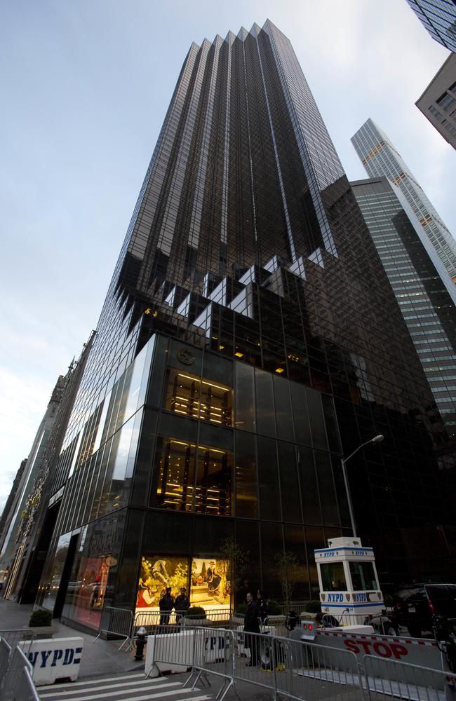 Donald Trump has built a real estate empire — including his landmark Trump Tower — on his ability to be a tough business negotiator. It remains to be seen whether this negotiation technique will work in politics. Picture: Mark Lennihan / AP