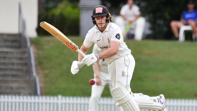 Gold Coast batsman Ashton Gumm captained his 19s to victory. Picture, John Gass