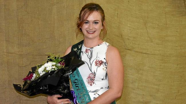 REIGNING: Jandowae 2018 Showgirl winner Andy Magnussen. Picture: Joseph Barclay