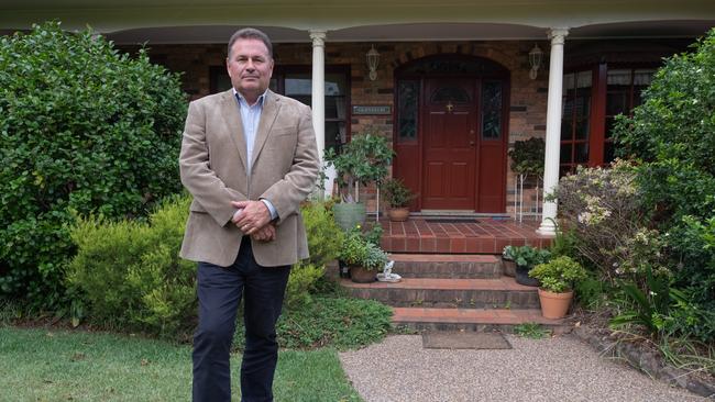 Grant Schultz at his Mollymook Beach home, he is disappointed at the news the Federal Liberal party had endorsed Warren Mundine as the candidate for the critical seat of Gilmore. PIC: Sam Walklate