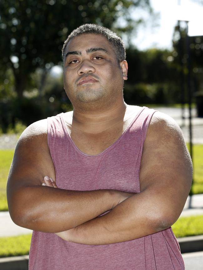 Middleton Grange resident Sione Siaki. Picture: John Appleyard