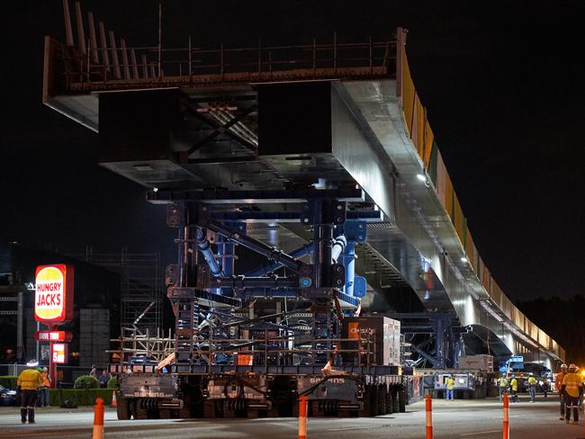 Tasmanian-built bridge moved into place as part of Darlington upgrade ...