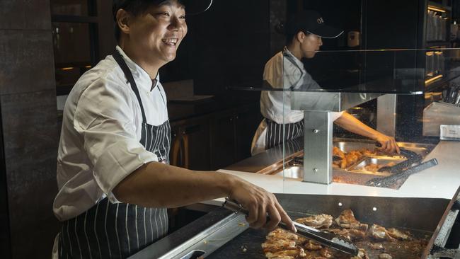 Bankstown RSL head chef Patrick Wu at the Star Buffet. Picture: Matthew Vasilescu