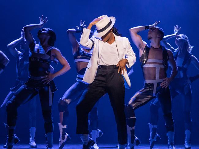 Roman Banks as Michael Jackson in MJ The Musical. Picture: Matthew Murphy