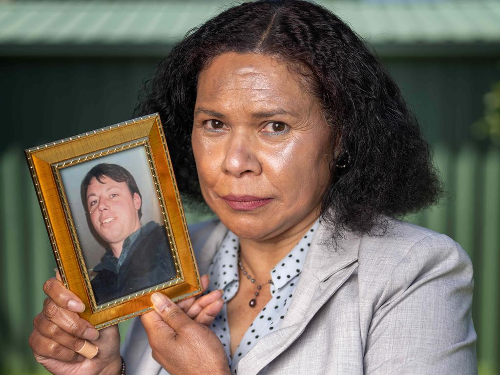 Through a restorative justice program, Olive and White sat opposite one another behind the walls of the Fulham Correctional Centre. Picture: Tony Gough