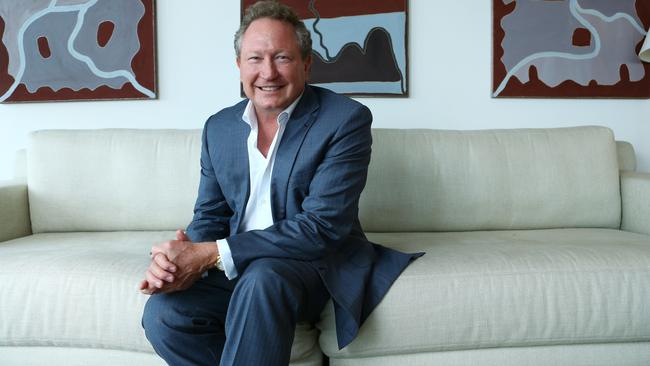 Fortescue Minerals founder Andrew Forrest. Picture: Britta Campion