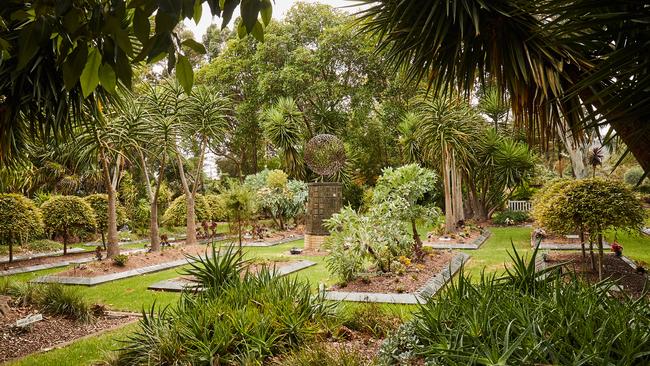 Gardens at Centennial Park Cemetery in Pasadena. Picture: Matt Loxton