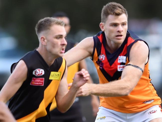 EDFL Football: Westmeadows v East Keilor at Westmeadows. Heath Shaw. Picture: Steve Tanner