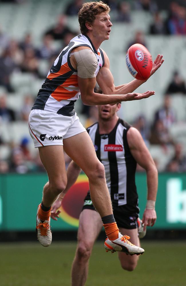 GWS wingman Will Hoskin-Elliott will wear Collingwood colours next season. Picture: George Salpigtidis