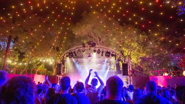 Festivalgoers enjoy a show at the Darwin Festival in 2017. Picture: Supplied