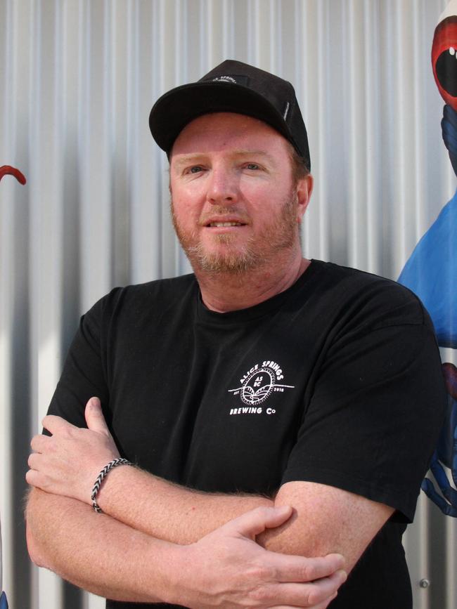 Alice Springs Brewing Co owner Kyle Pearson. Picture: Gera Kazakov
