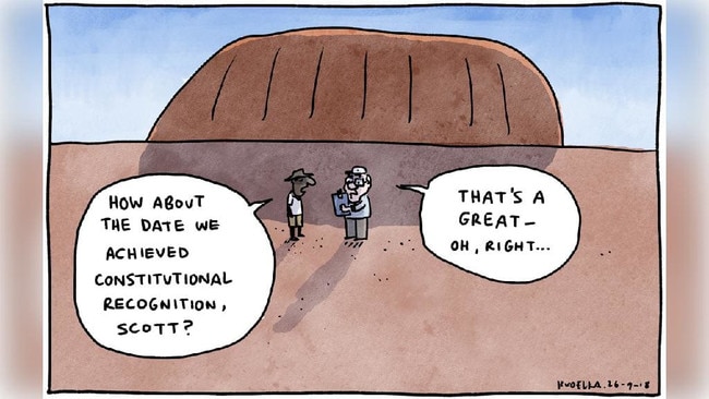 Kudelka cartoons on Scott Morrison.