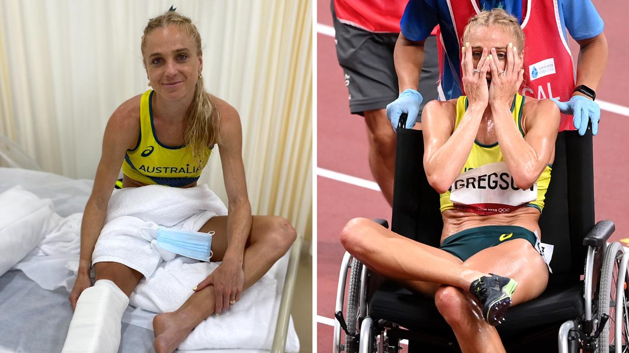 Genevieve Gregson failed to finish her final after a devastating injury.