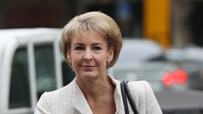 Michaelia Cash arrives at the Federal Court in Melbourne yesterday. Picture: AAP