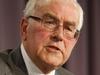 Dr Paul Dibb a retire professor and former senior Defence bureaucrat spoke at the National Press Club in Canberra. Picture: Gary Ramage