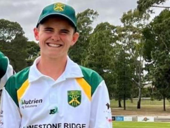 Millicent star Sam Hunt won his second association medal in three years this season. Picture: Millicent and Naracoorte Cricket Association