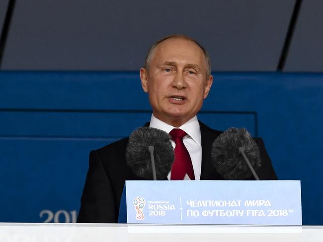 Vladimir Putin quickly knocked any talk of a sex ban on the head. Pic: AFP