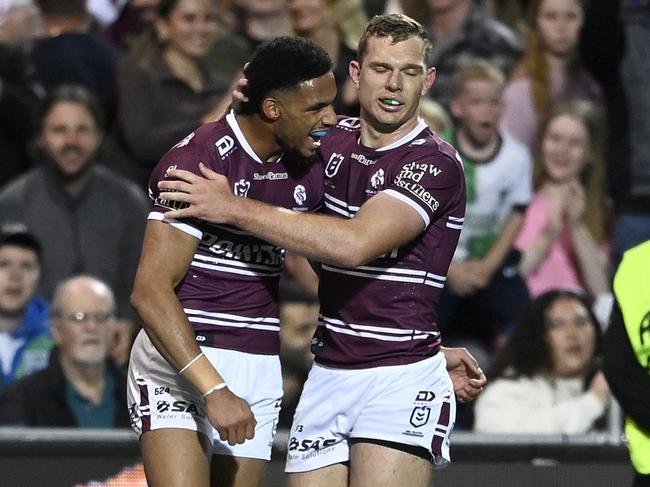 Tom Trbojevic and the Sea Eagles are on the up. Picture: NRL Photos