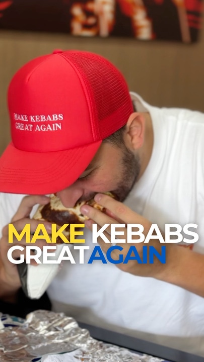 TikTok star making kebabs great again