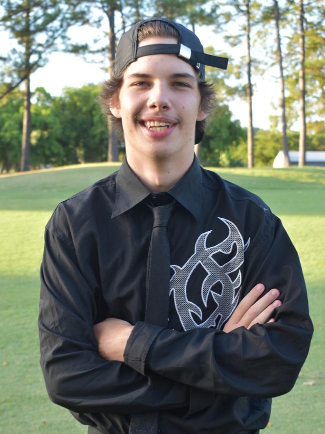 Quinn Bowen at the Pioneer State High School formal at the Mackay Golf Course on Friday November 20. Picture: Zizi Averill