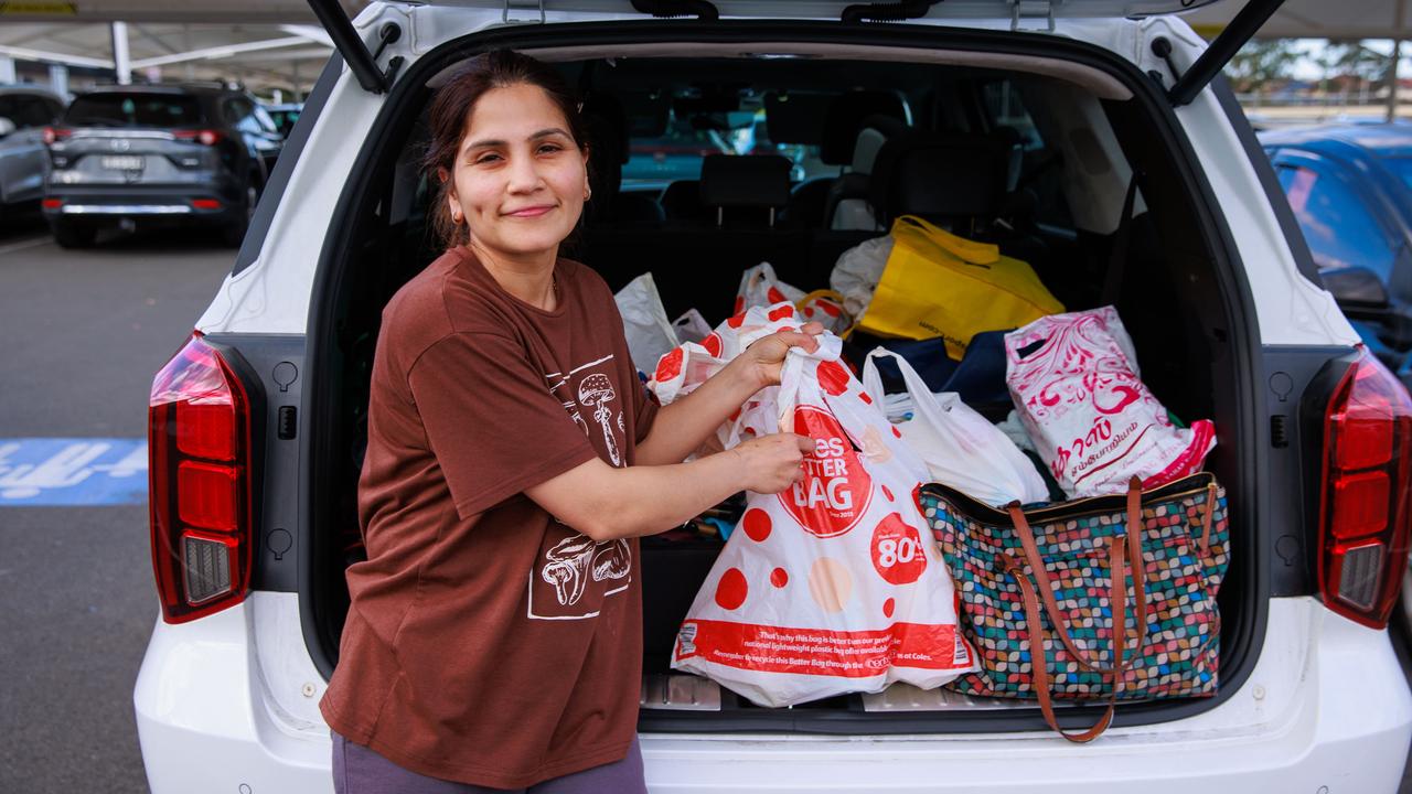 The price of groceries has soared over the past year. Picture: Justin Lloyd.