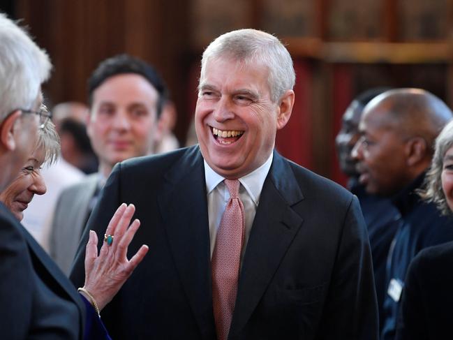 A happier Prince Andrew in 2018. Picture: Getty