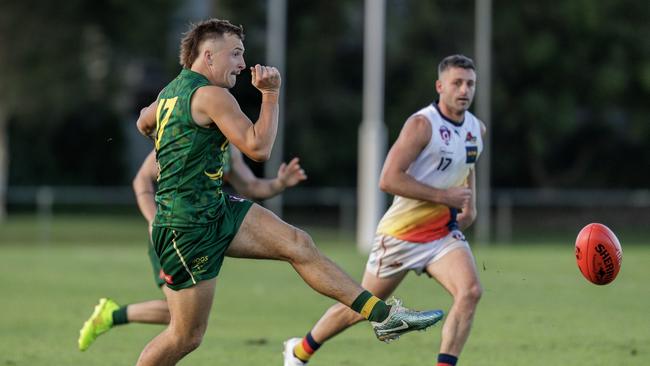 Maroochydore Roos player Jonty McIvor in action. Picture: Aussie Active.