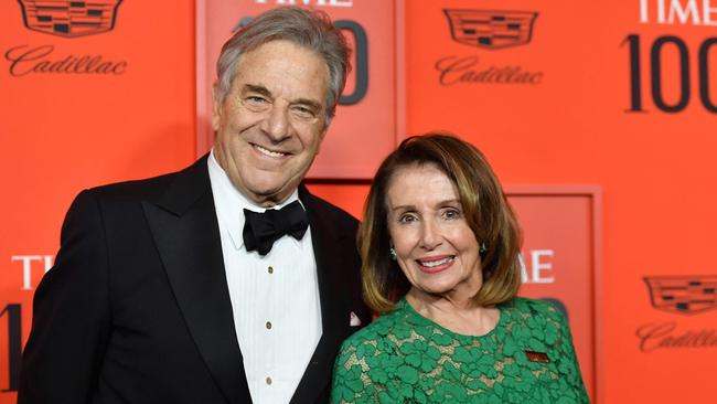 US Speaker of the House of Representatives Nancy Pelosi and husband Paul. Picture: AFP