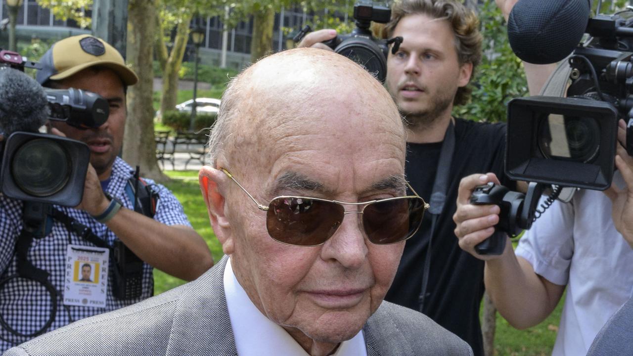 Joe Lewis was spared time behind bars for his insider trading conviction. Picture: ANGELA WEISS / AFP