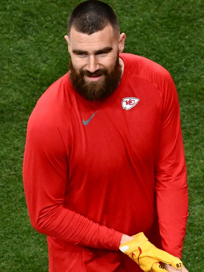 Travis Kelce is ready to go. (Photo by Patrick T. Fallon / AFP)