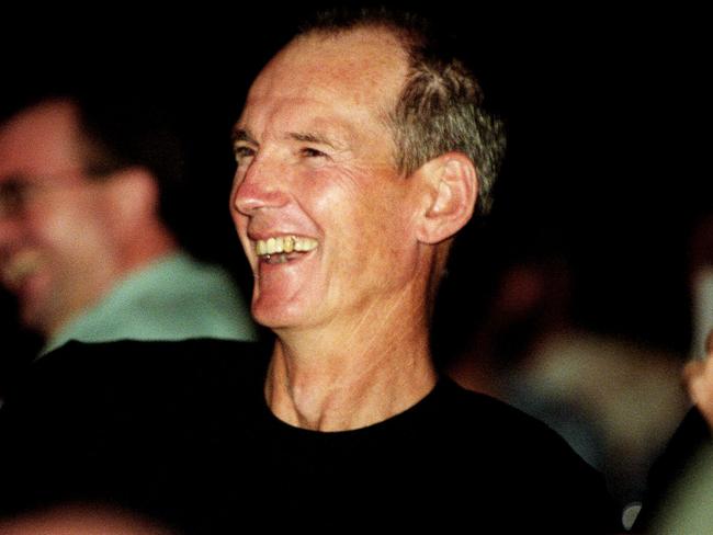 MAY 2, 2001 : Queensland coach Wayne Bennett at pre State of Origin function in Brisbane, 02/05/01. Pic David Kapernick.Rugby League