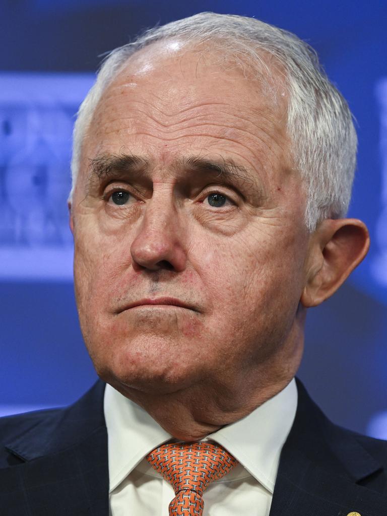 Malcolm Turnbull was ousted as prime minister just seven months later. Picture: NCA NewsWire/ Martin Ollman