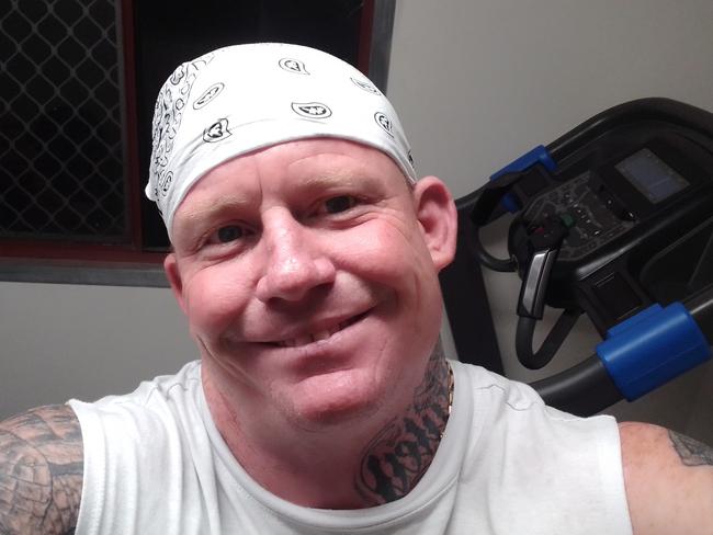 Patched member of the Darwin chapter of the Mongols outlaw motorcycle gang, Shane Mulhall. Picture: Supplied/Facebook