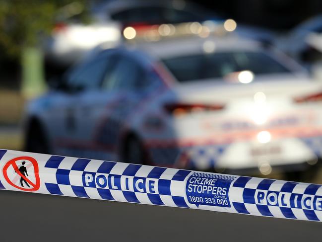 General photo of Police tape at a crime scene, Gleneagle Monday 13th October 2019 Picture AAPimage/David Clark