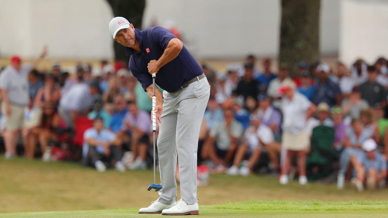 Adam Scott tied fourth with Russell Henley and Xander Schauffele for a $4,830,000 (A$7.14m) payday