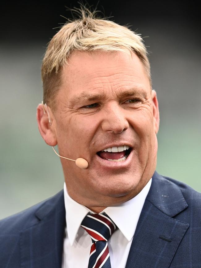 Australian great and Fox Cricker star Shane Warne. Picture: Getty