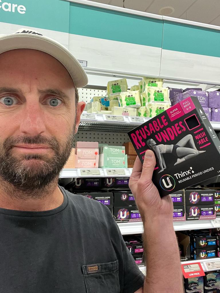 Tom Siegert shops at Woolies. Picture: Instagram/TomSiegert