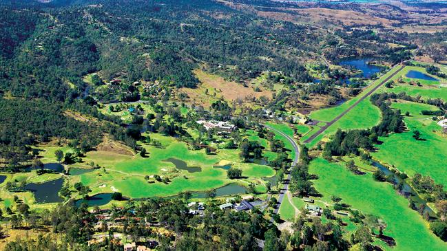 The airstrip at Kooralbyn resort is for sale. Photo: Supplied