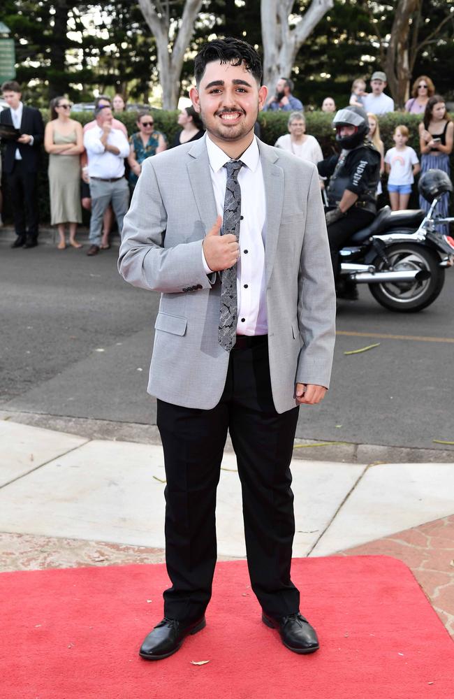 Yaser Al-Khazraji at Centenary Heights State High School formal. Picture; Patrick Woods.